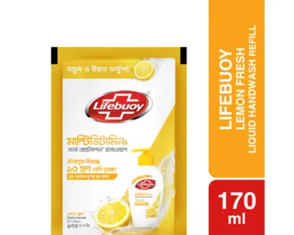 Lifebuoy Hand Wash Lemon Fresh 150(±)30ml (Pouch)